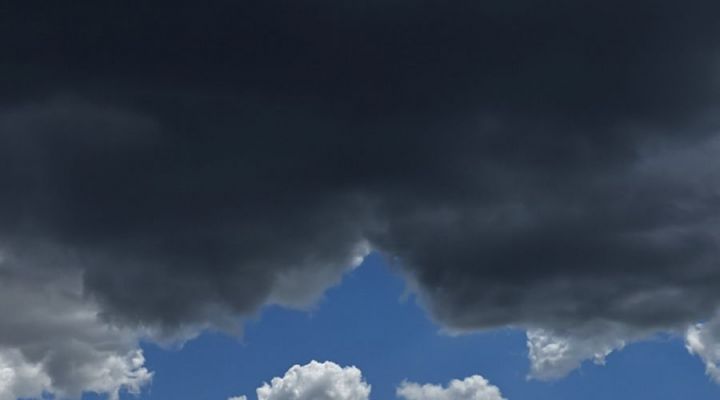 Ciel orageux sur Lausanne